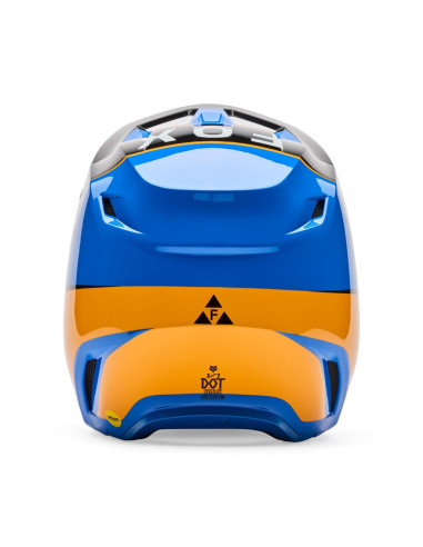 FOX V1 COLLECT BLUE CROSS MOTO HELMET