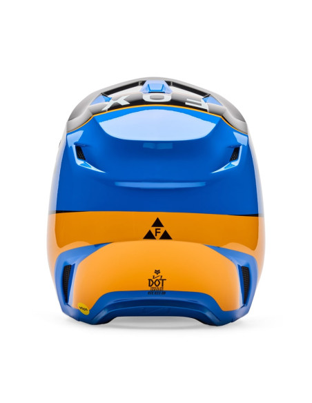 FOX V1 COLLECT BLUE CROSS MOTO HELMET