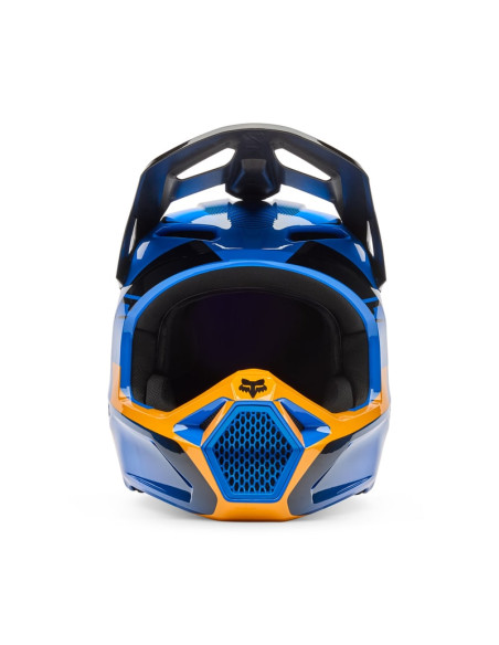 FOX V1 COLLECT BLUE CROSS MOTO HELMET