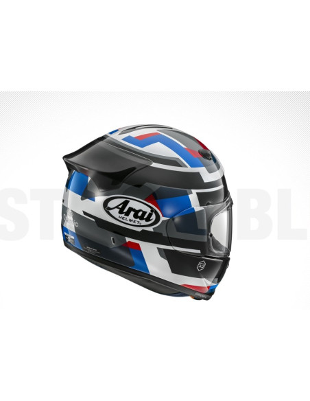 ARAI QUANTIC ABSTRACT BLUE SPORTINIS/UŽDARAS MOTO ŠALMAS