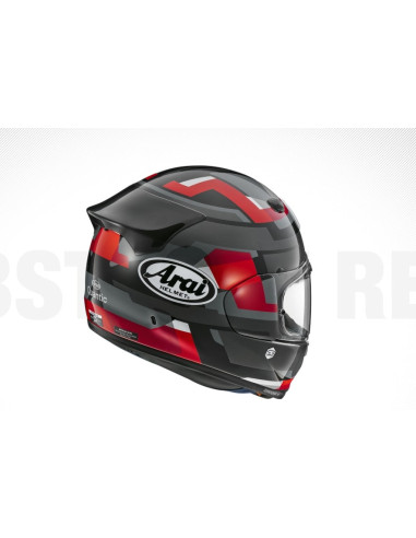 ARAI QUANTIC ABSTRACT RED СПОРТИВНЫЙ/ВНУТРЕННИЙ МОТОЦИКЛЕТНЫЙ ШЛЕМ