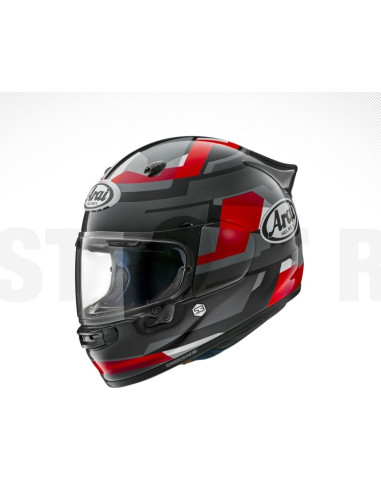 ARAI QUANTIC ABSTRACT RED SPORTS/INDOOR MOTORCYCLE HELMET