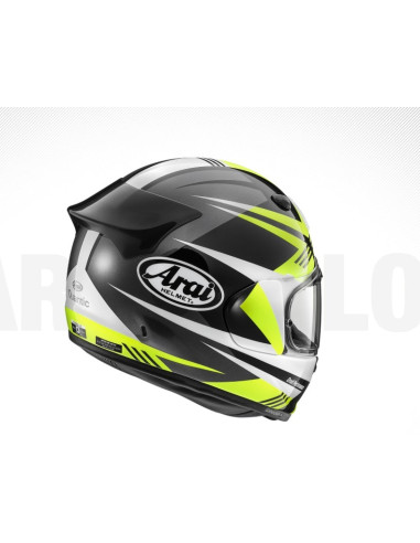 ARAI QUANTIC MARK ЖЕЛТЫЙ СПОРТИВНЫЙ/ВНУТРЕННИЙ МОТОЦИКЛЕТНЫЙ ШЛЕМ