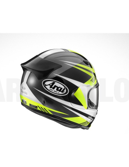 ARAI QUANTIC MARK YELLOW SPORTS/INDOOR MOTORCYCLE HELMET