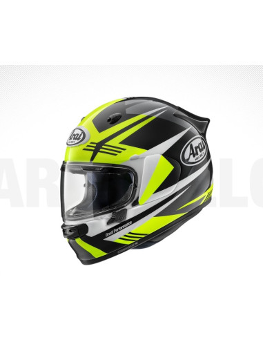 ARAI QUANTIC MARK ЖЕЛТЫЙ СПОРТИВНЫЙ/ВНУТРЕННИЙ МОТОЦИКЛЕТНЫЙ ШЛЕМ