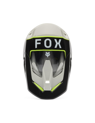 FOX V1 COLLECT GREY/YELLOW KROSINIS MOTO ŠALMAS