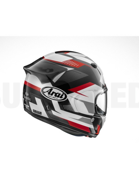 ARAI QUANTIC SUPRA RED SPORTINIS/UŽDARAS MOTO ŠALMAS