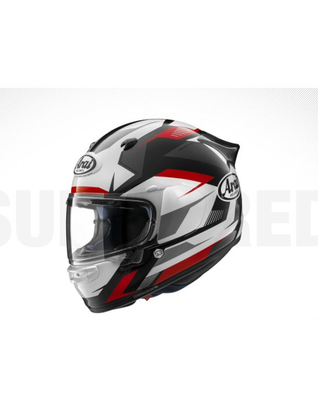 ARAI QUANTIC SUPRA RED SPORTINIS/UŽDARAS MOTO ŠALMAS