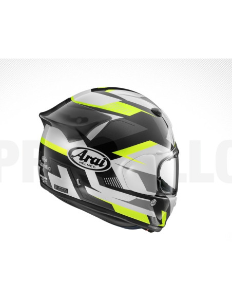 ARAI QUANTIC SUPRA YELLOW SPORTINIS/UŽDARAS MOTO ŠALMAS