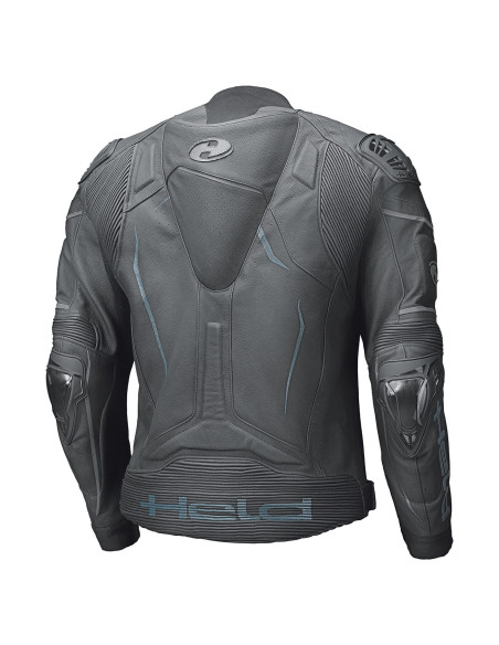 HELD SAFER II BLACK LEATHER MOTO JACKET