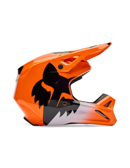 FOX V1 SHIELD FLUO ORANGE КРОССОВЫЙ МОТОШЛЕМ