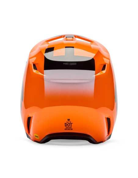 FOX V1 SHIELD FLUO ORANGE КРОССОВЫЙ МОТОШЛЕМ