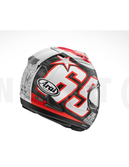 ARAI RX-7V EVO HAYDEN RESET SPORTINIS/UŽDARAS MOTO ŠALMAS