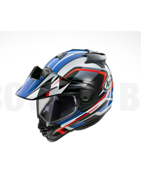 ARAI TOUR-X5 DISCOVERY BLUE CROSS MOTO HELMET