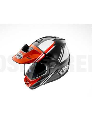 ARAI TOUR-X5 COSMIC RED CROSS MOTO HELMET