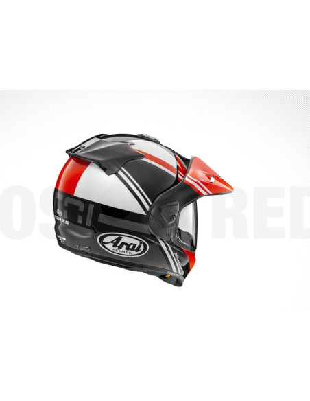 ARAI TOUR-X5 COSMIC RED CROSS MOTO HELMET