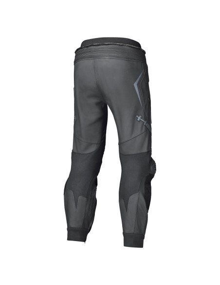 HELD GRIND II BLACK LEATHER MOTO TROUSERS