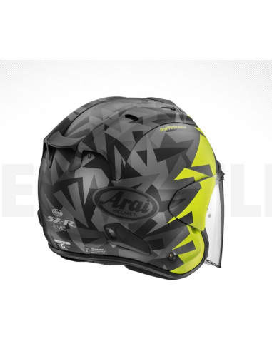 ARAI SZ-R EVO MIMESIS YELLOW ATVIRAS MOTO ŠALMAS