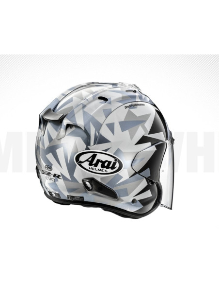 ARAI SZ-R EVO MIMESIS WHITE OPEN MOTO HELMET