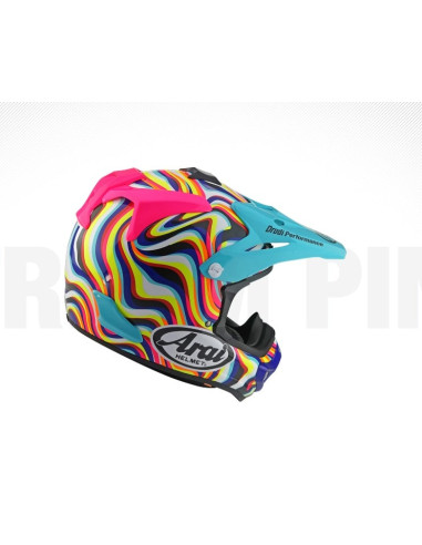 ARAI МОТОШЛЕМ MX-V EVO STREAM PINK CROSS