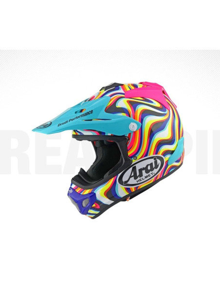 ARAI MX-V EVO STREAM PINK KROSINIS MOTO ŠALMAS