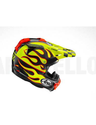 ARAI МОТОШЛЕМ MX-V EVO FLAME YELLOW CROSS