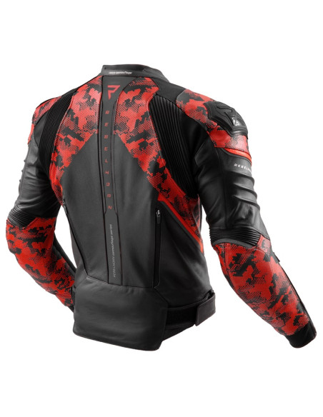 REBELHORN VELOCE CAMO RED ODINĖ MOTO STRIUKĖ