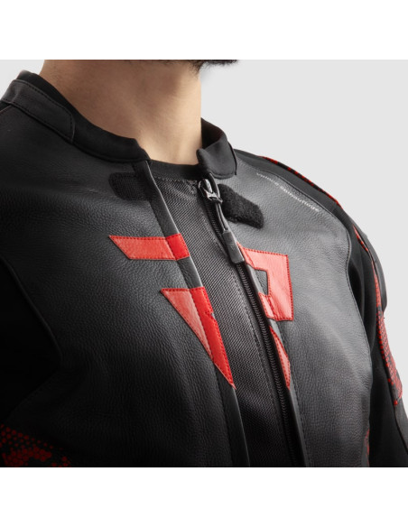 REBELHORN VELOCE CAMO RED ODINĖ MOTO STRIUKĖ