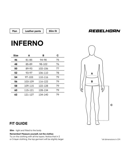 REBELHORN ЧЕРНЫЕ КОЖАНЫЕ МОТО-БРЮКИ INFERNO