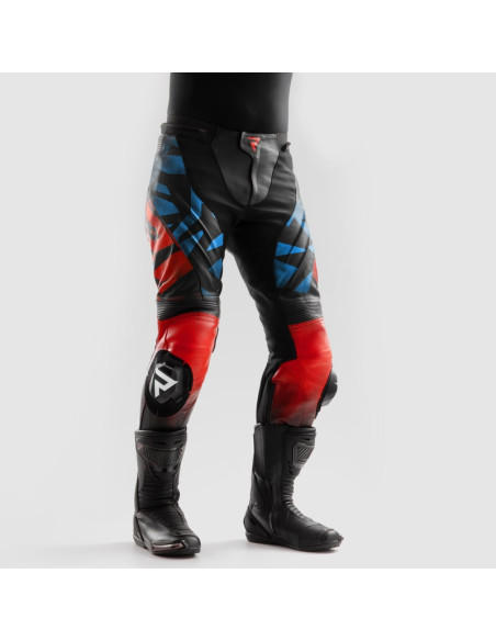 REBELHORN INFERNO BLUE/RED ODINĖS MOTO KELNĖS