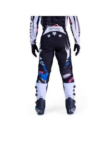 FOX 180 IMAGE COSMO WHITE/BLACK KROSINĖS MOTO KELNĖS