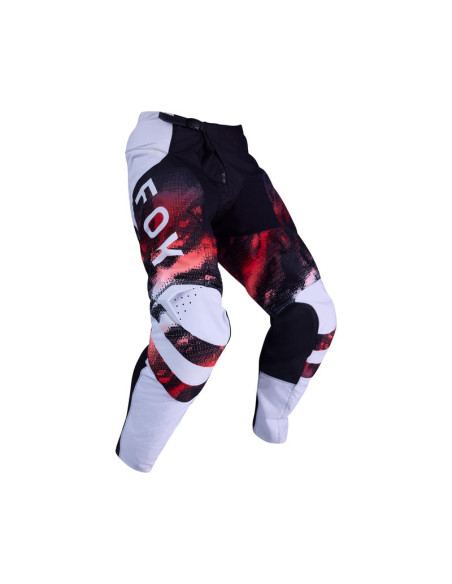 FOX 180 KAIROS WHITE/FLUO RED KROSINĖS MOTO KELNĖS