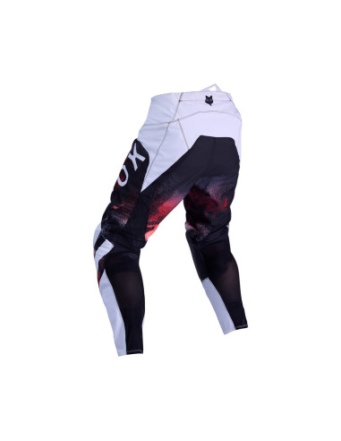 FOX 180 KAIROS WHITE/FLUO RED KROSINĖS MOTO KELNĖS