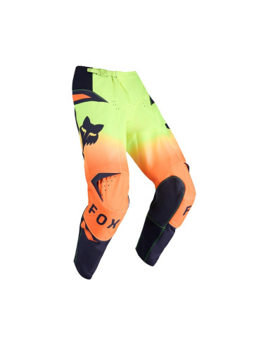 FOX 180 SHIELD FLUO YELLOW CROSS MOTO TROUSERS
