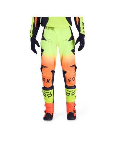 FOX 180 SHIELD FLUO YELLOW CROSS MOTO TROUSERS