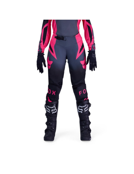 FOX MOTERIŠKOS 180 SHIELD BLACK/PINK KROSINĖS MOTO KELNĖS
