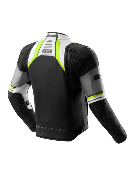REBELHORN МОТОКУРТКА BORG 2 FLUOR TEXTILE