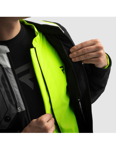 REBELHORN BORG 2 FLUOR TEXTILE MOTO JACKET