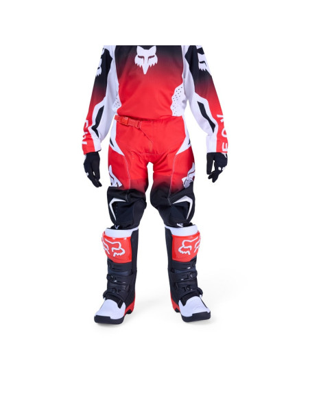 FOX VAIKIŠKOS 180 SHIELD FLUO RED KROSINĖS MOTO KELNĖS