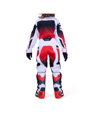 FOX VAIKIŠKOS 180 SHIELD FLUO RED KROSINĖS MOTO KELNĖS