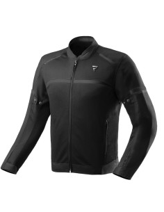 REBELHORN ECHO BLACK TEXTILE MOTO JACKET