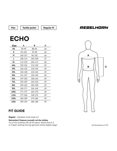 REBELHORN ECHO FLUO TEXTILE MOTO JACKET