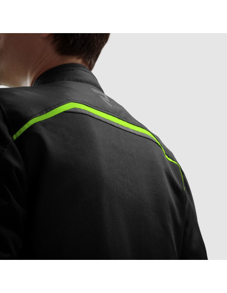 REBELHORN ECHO FLUO TEXTILE MOTO JACKET