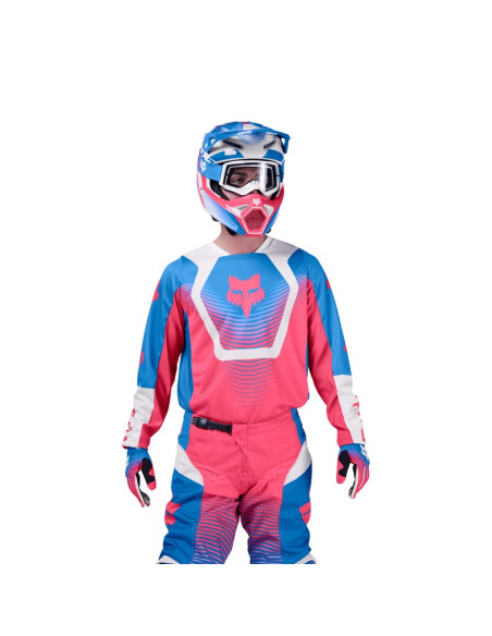 FOX 180 COLLECT BLUE/PINK KROSINĖ MOTO MAIKUTĖ