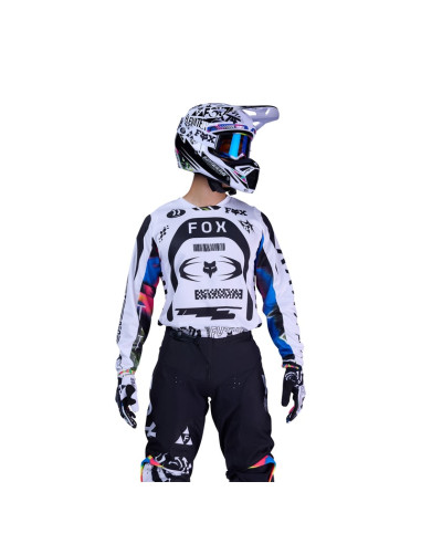 FOX 180 IMAGE COSMO WHITE/BLACK KROSINĖ MOTO MAIKUTĖ