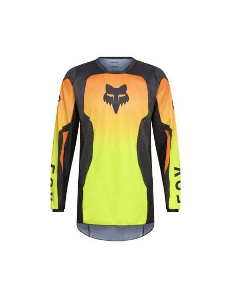 FOX 180 SHIELD FLUO YELLOW CROSS MOTO JACKET