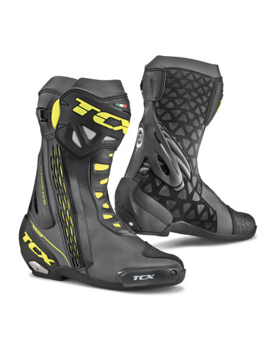 TCX RT RACE BLACK YELLOW SPORTINIAI MOTO BATAI