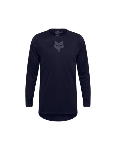 FOX ФУТБОЛКА FLEXAIR BLACKOUT BLACK CROSS MOTO SHIRT