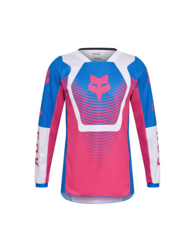 FOX VAIKIŠKA 180 COLLECT BLUE/PINK KROSINĖ MOTO MAIKUTĖ