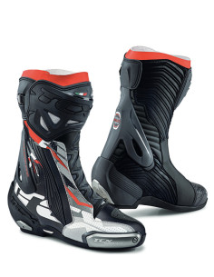 TCX RT RACE PRO AIR BLACK GREY RED SPORTINIAI MOTO BATAI